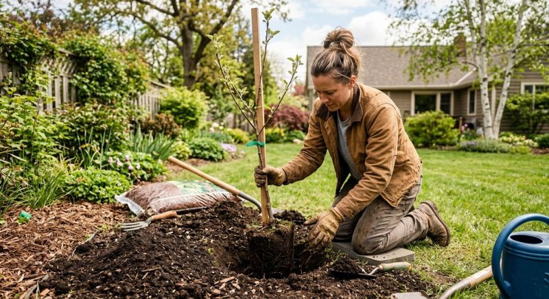 Apple Tree Planting in Honolulu, HI