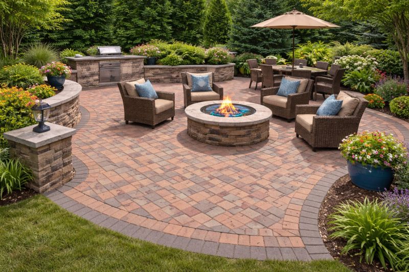 Brick Hardscape Construction in Manchester, NH
