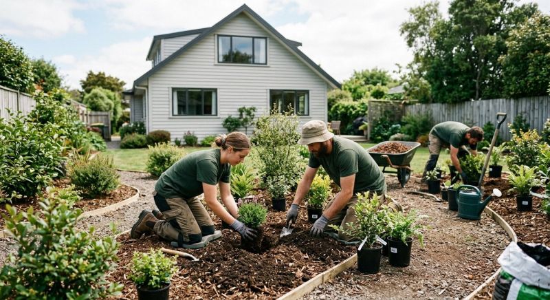 Rose Bush Planting in Ventura County, CA